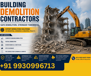 Building Demolition Contractors, Structural Demolition Services and Site Clearance Experts