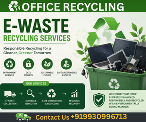 E-Waste Recycling Services, Electronic Waste Disposal and IT Asset Recycling Solutions