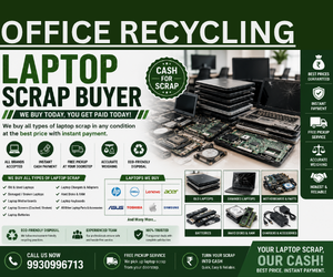 Laptop Scrap Buyer, Old Laptop Scrap Buyers, Computer Scrap Dealers and Electronic Waste Recycling Across India
