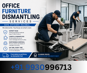 Office Furniture Dismantling Services, Workstation Removal, Office Partition Dismantling and Office Clearance