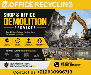 Shop and Office Demolition Services, Commercial Interior Dismantling and Office Clearance